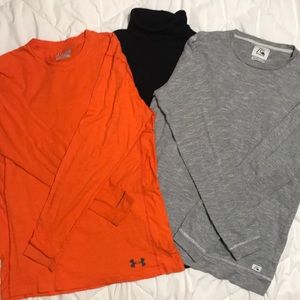 Under Armor+ Lot of 3 Men’s L/S Shirts - Sz. S EUC